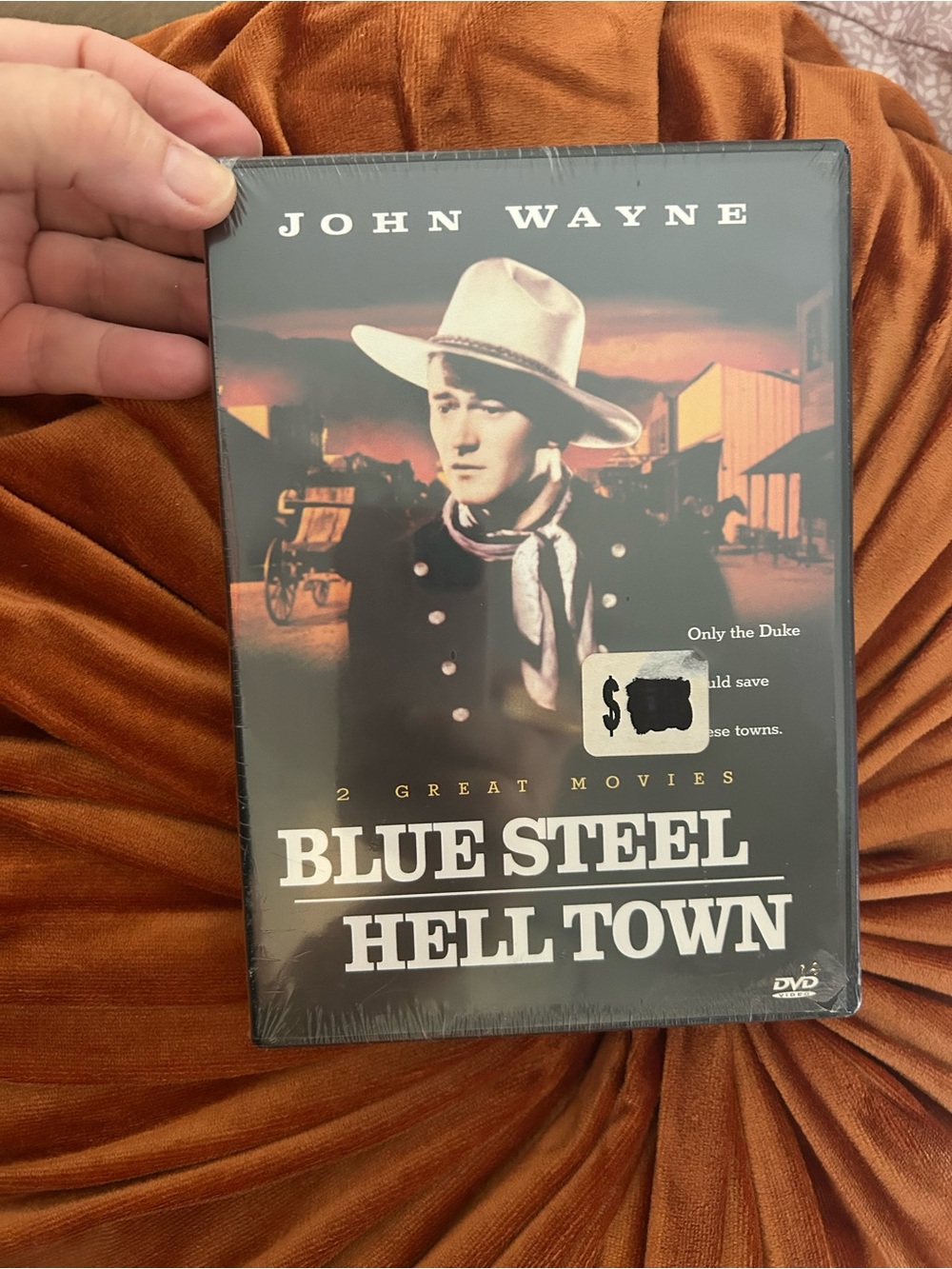 John Wayne NEW & SEALED Blue Steel/Hell Town 2-Movie DVD Set Double Feature
